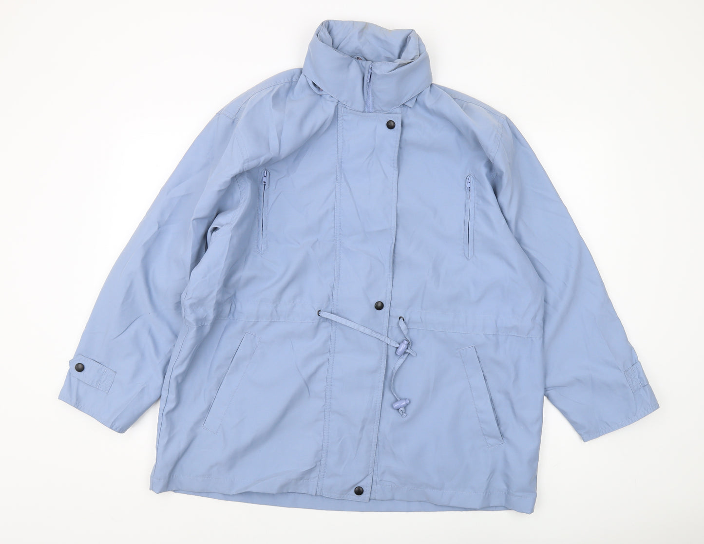 Damart Women's Blue Parka Jacket Size 18 Petites