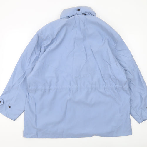 Damart Women's Blue Parka Jacket Size 18 Petites