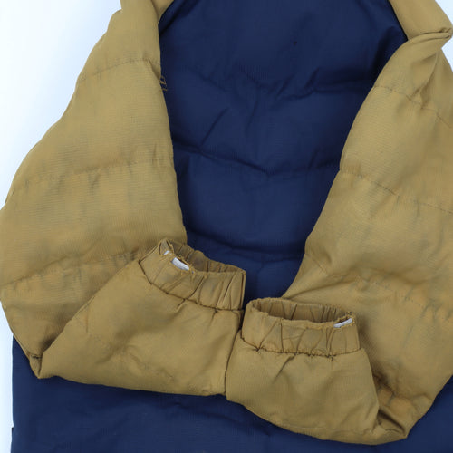 Trespass Boys Blue Puffer Jacket Hooded Waterproof 5-6 Years