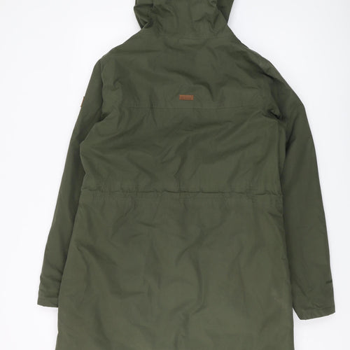 Regatta Women's Green Parka Jacket Size 18 Hooded Long