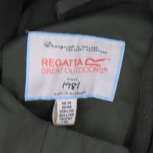 Regatta Women's Green Parka Jacket Size 18 Hooded Long