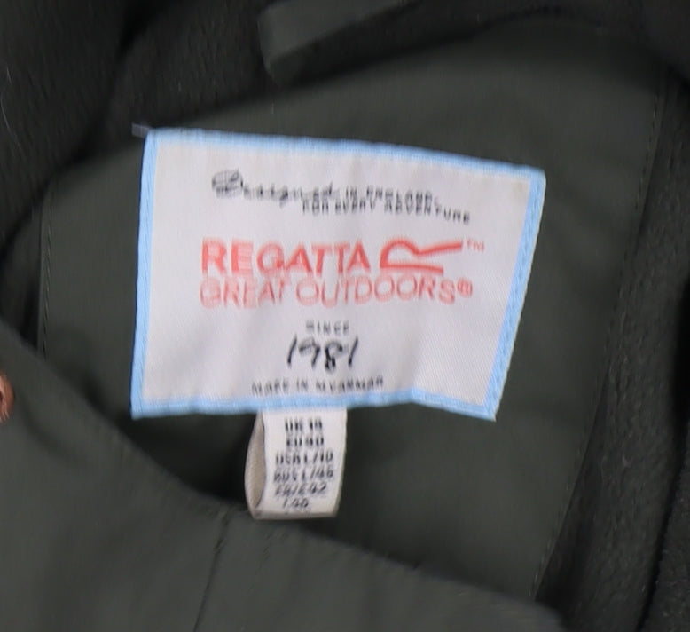 Regatta Women's Green Parka Jacket Size 18 Hooded Long