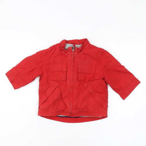 GAP Unisex Red Jacket 12-18 Months Essential Autumn Wear