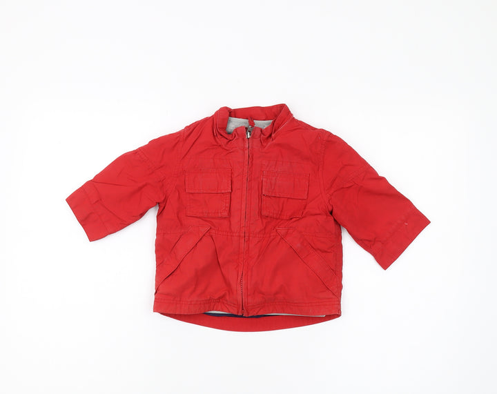 GAP Unisex Red Jacket 12-18 Months Essential Autumn Wear