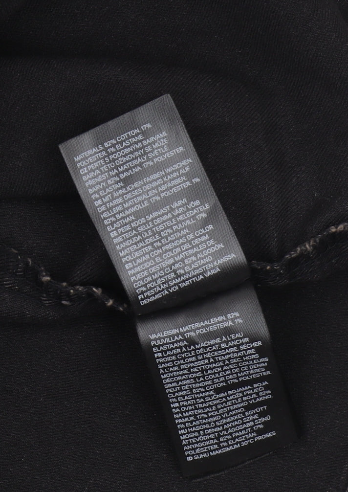 H&M Divided Black Bodycon Dress 8 Women Casual Chic