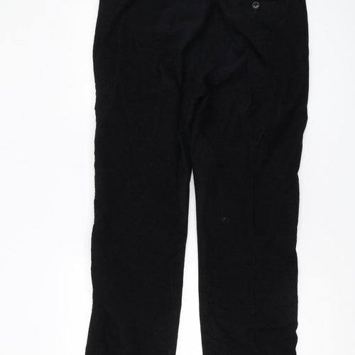 Marks and Spencer Men's Black Straight Trousers 34