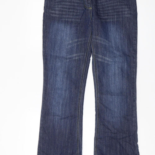 JoJo Maman Bébé Women's Blue Bootcut Maternity Jeans