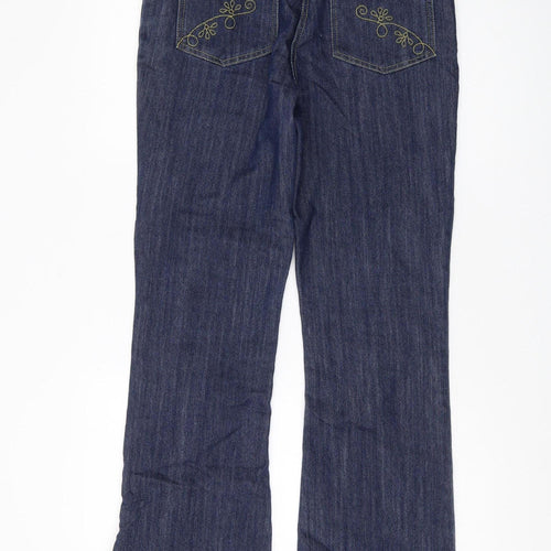 JoJo Maman Bébé Women's Blue Bootcut Maternity Jeans