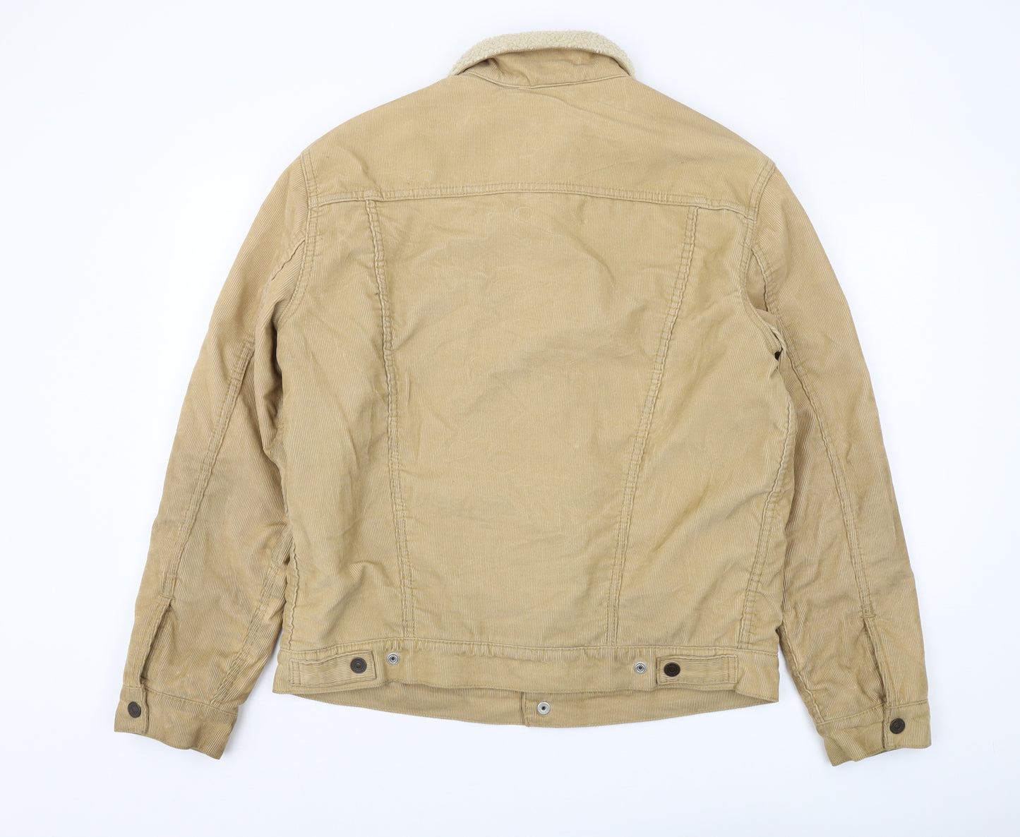Levi's Men's Beige Lined Corduroy Trucker Jacket L