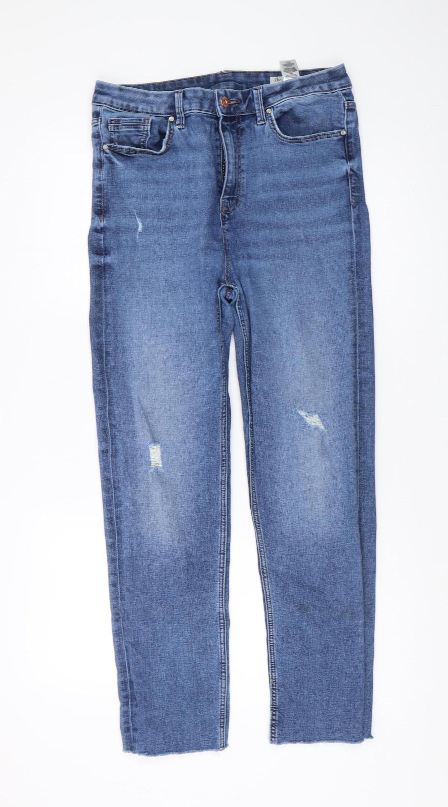 Marks and Spencer Women's Blue Skinny Jeans, Size 12