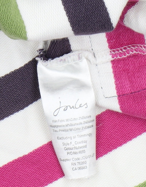 Joules Women's Multicoloured Stripe Sweatshirt, Size 16