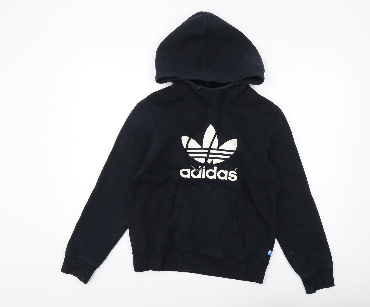 Adidas Unisex Black Hoodie Size 10 Pullover Graphic