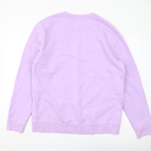 Big Wild Thought Unisex Purple XL Pullover Sweatshirt