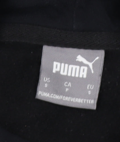 Puma Men's Black Pullover Hoodie, Size S