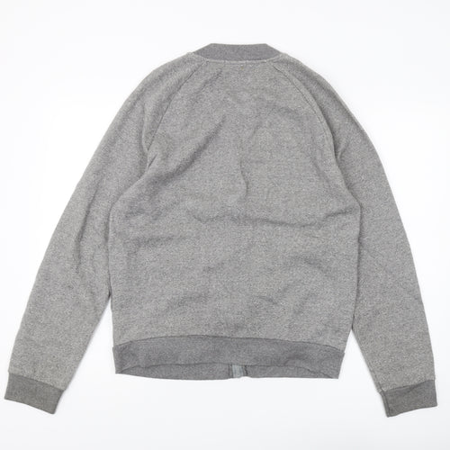 Topman Men's Grey Full Zip Sweatshirt M Classic