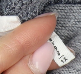 Suzanne Betro Women's Grey Pullover Sweatshirt XS