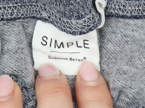 Suzanne Betro Women's Grey Pullover Sweatshirt XS