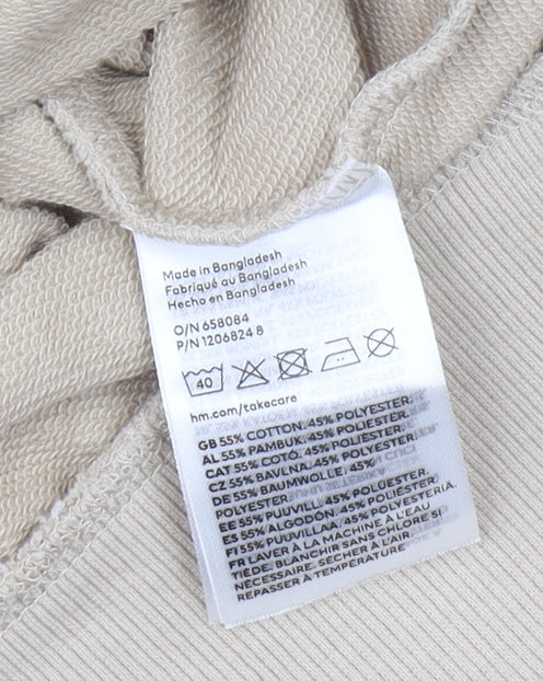 H&M Girls Beige Hogwarts Sweatshirt, Size 9-10