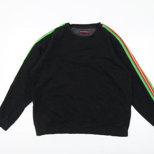 Urban Threads Men's Black Pullover Sweatshirt L