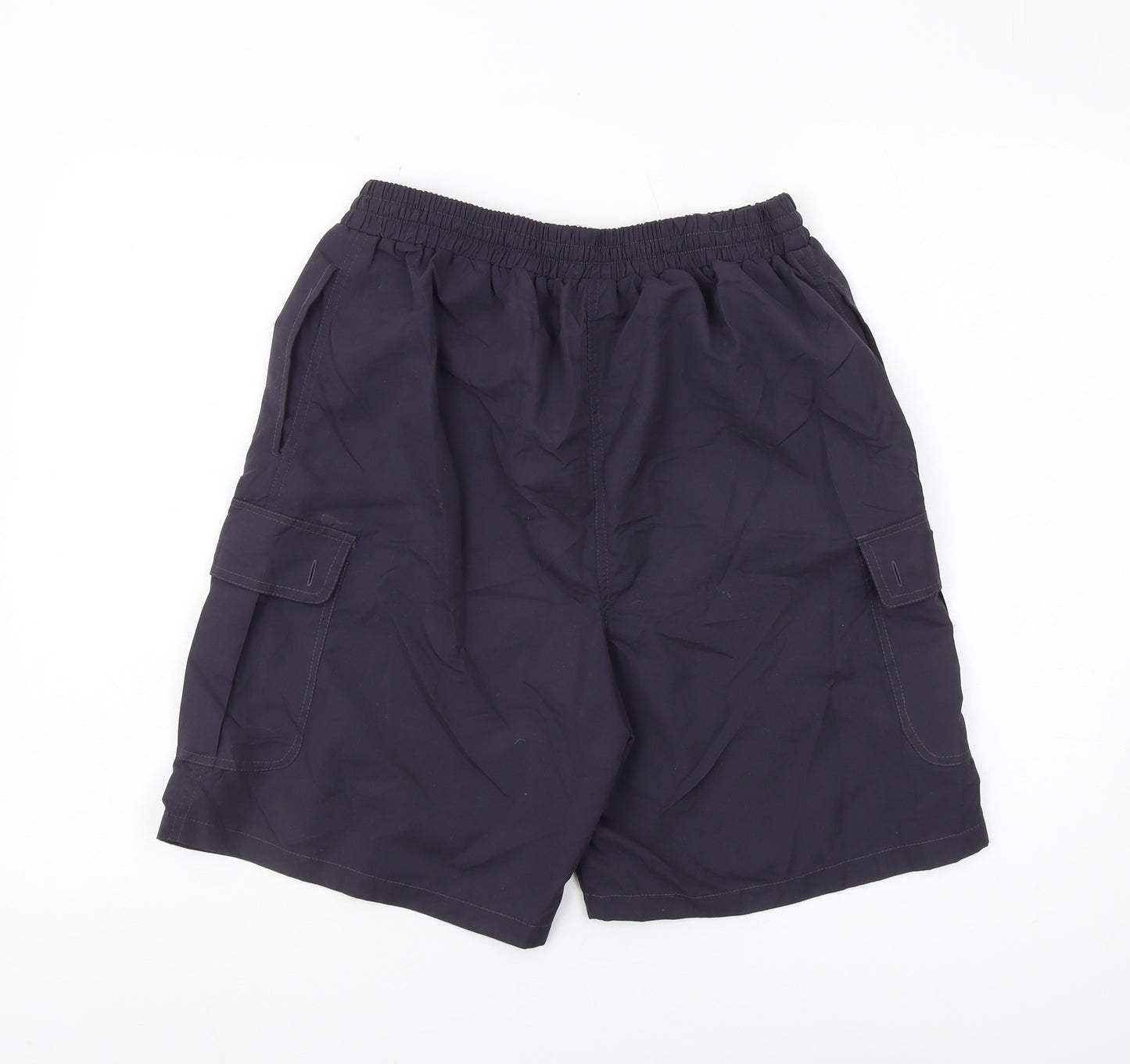 La Reine Men's Black Cargo Shorts M/L