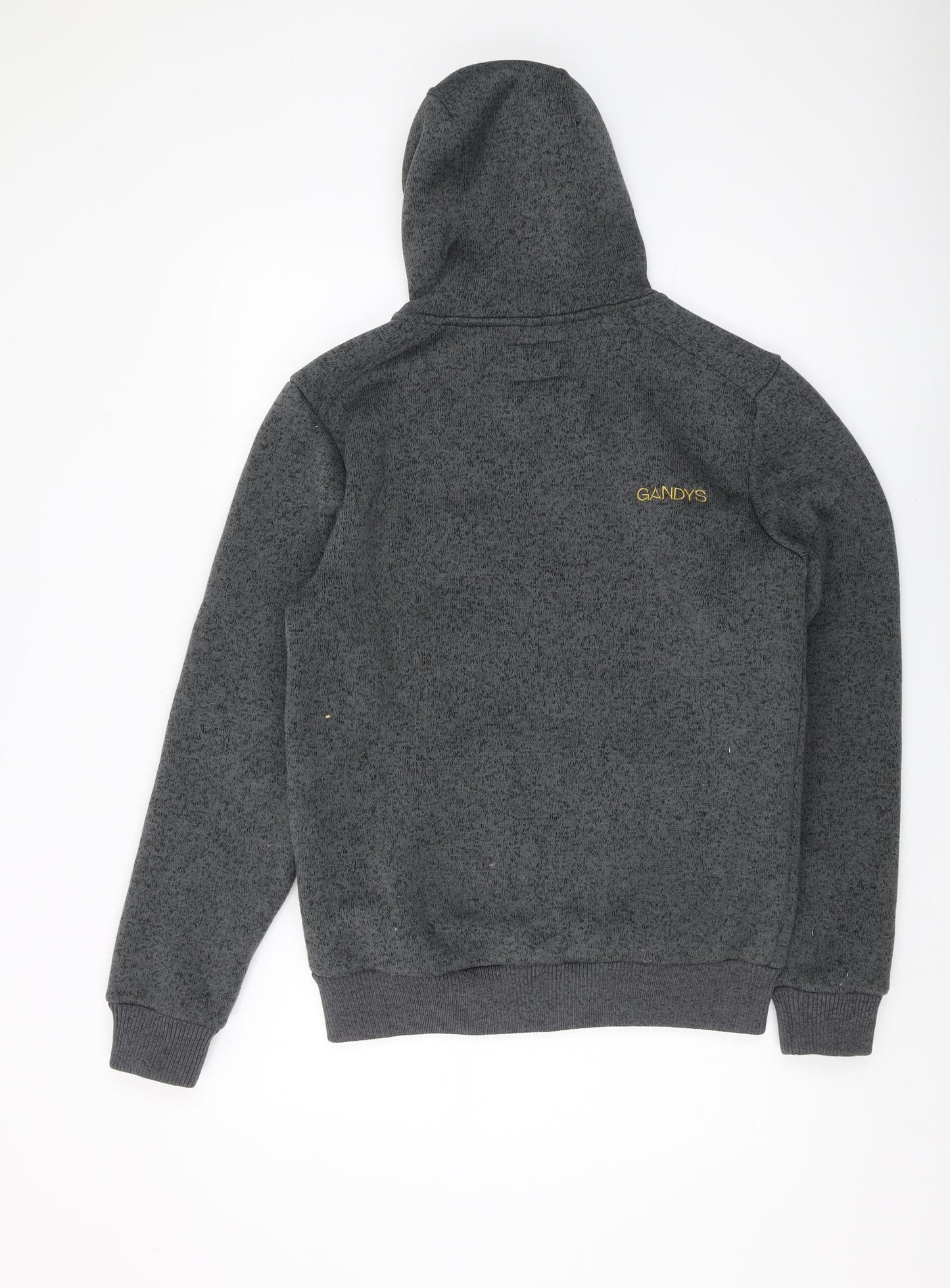 Gandys Men's Grey Full Zip Hoodie, Size S