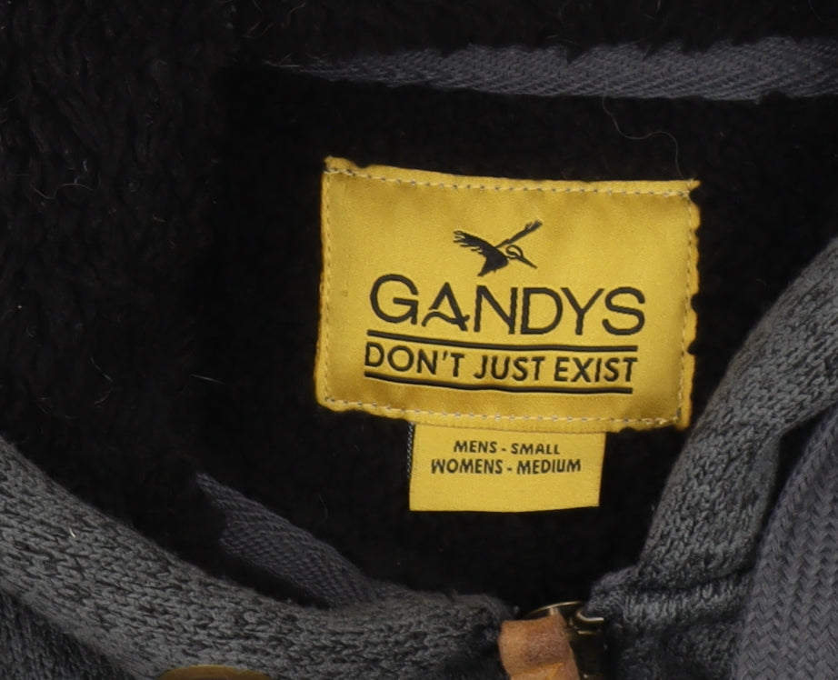 Gandys Men's Grey Full Zip Hoodie, Size S