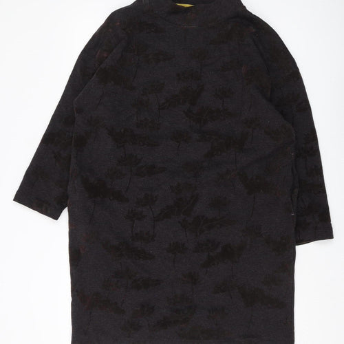 White Stuff Women's Black Size 14 Floral Dress