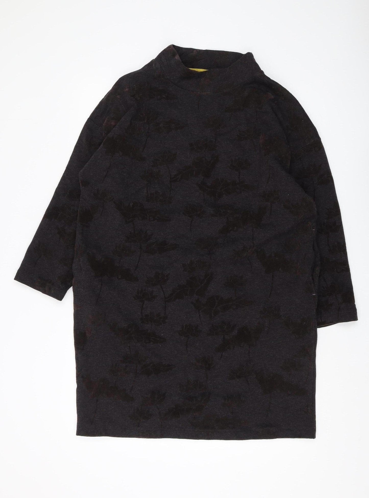 White Stuff Women's Black Size 14 Floral Dress