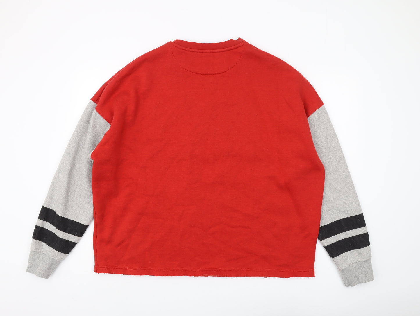 Genetic Apparel Men's Red L Pullover Sweatshirt