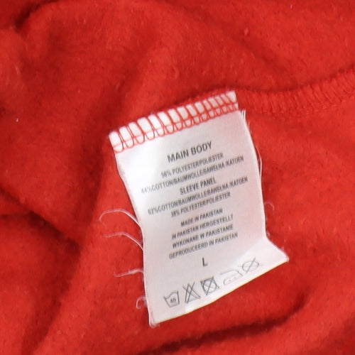 Genetic Apparel Men's Red L Pullover Sweatshirt