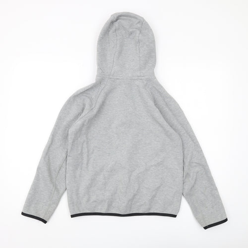 Nike Boys Grey Full Zip Hoodie - Size L, Activewear Essential