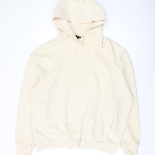 Ellesse Men's Beige M Pullover Hoodie, Fleece