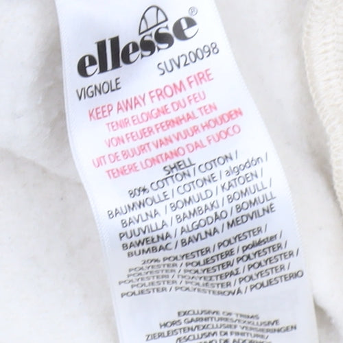 Ellesse Men's Beige M Pullover Hoodie, Fleece
