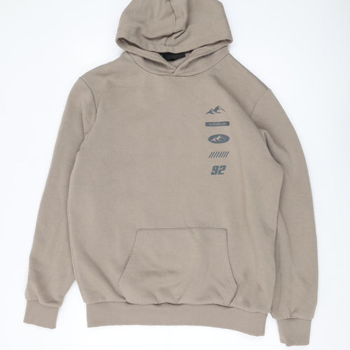 Closure London Beige Pullover Hoodie L for Men