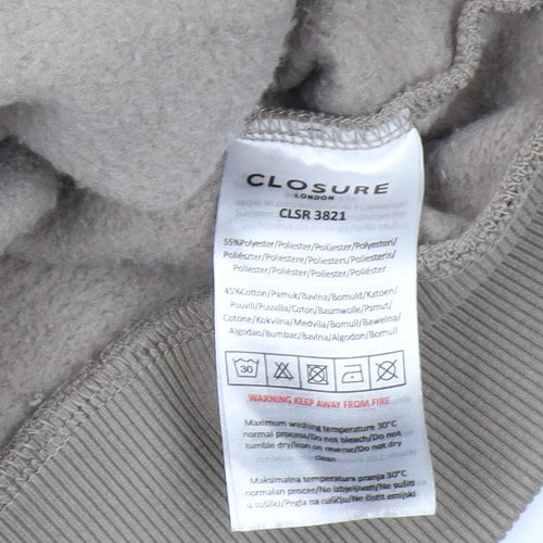 Closure London Beige Pullover Hoodie L for Men