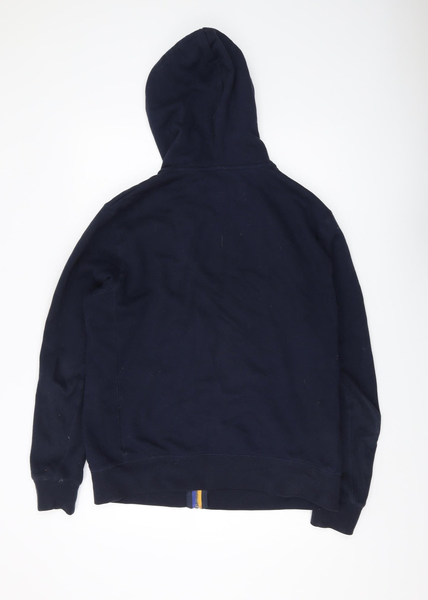 White Stuff Men's Blue Full Zip Hoodie, Medium