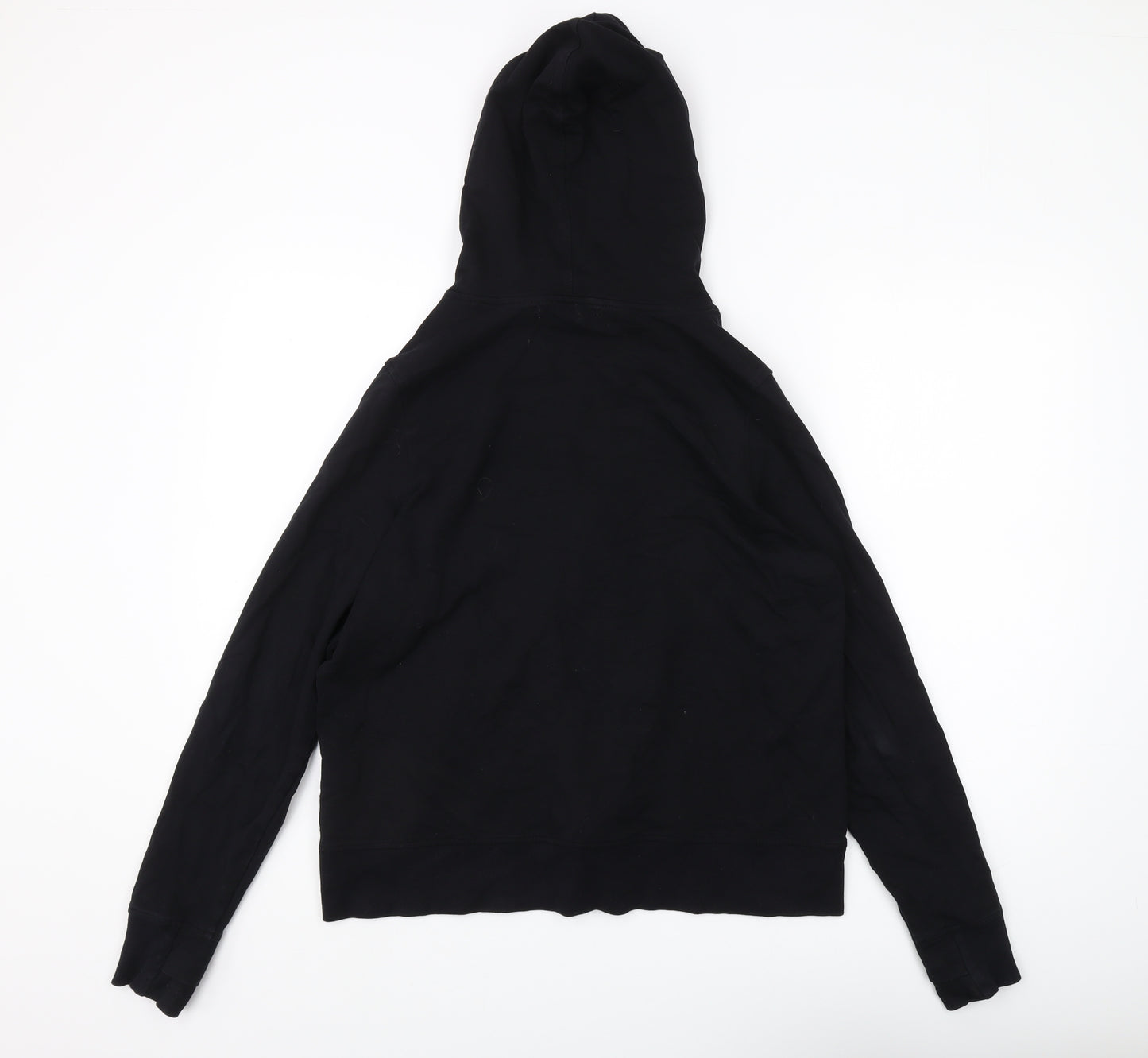 Marks and Spencer Women's Black Full Zip Hoodie, Size 16