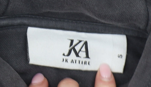 JK Attire Men's Black Hoodie Size S Pullover