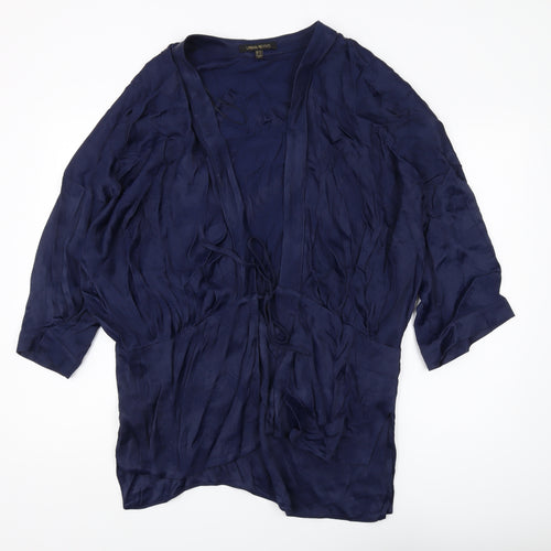 Urban Revivo Blue Kimono Blouse - Women's XL