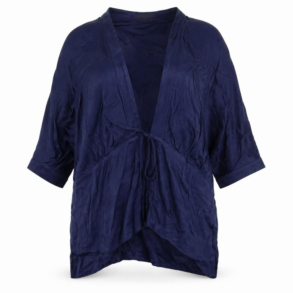 Urban Revivo Blue Kimono Blouse - Women's XL
