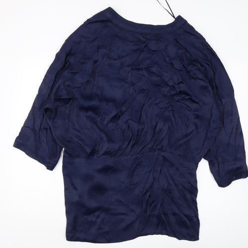 Urban Revivo Blue Kimono Blouse - Women's XL