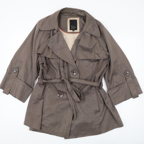 Betty Jackson Women's Brown Trench Coat Size 20