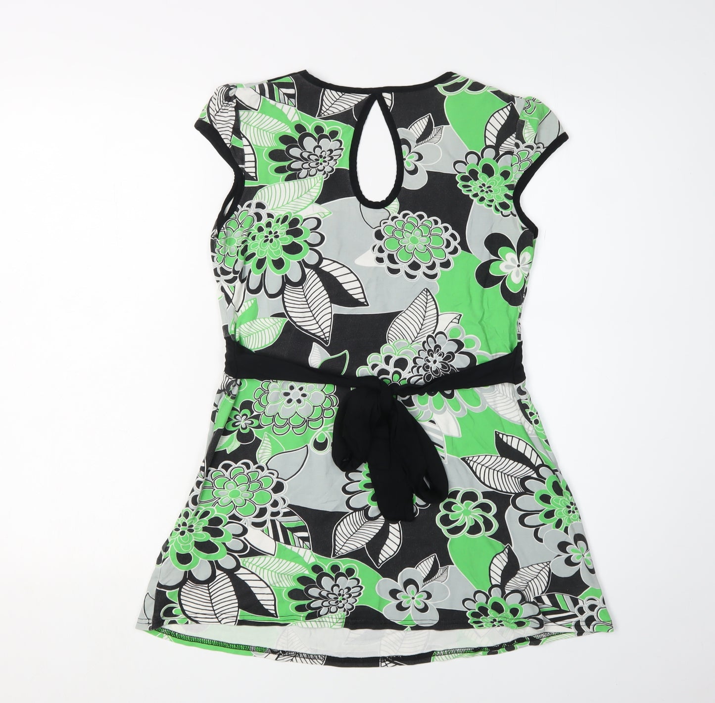 Bay Women's Multicoloured Floral Tunic Blouse Size 12