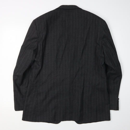 Hellewells Men's Black Wool Blazer - 42 Regular, Classic Look