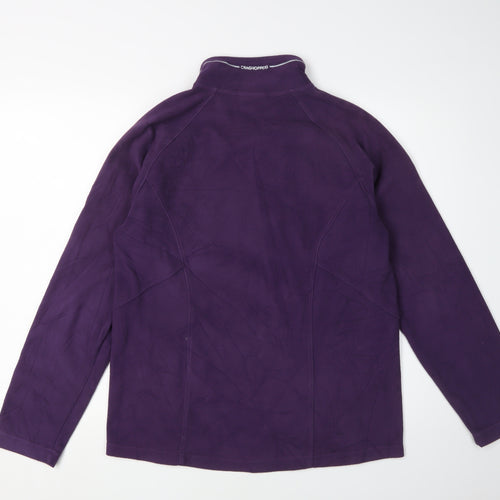 Craghoppers Women's Purple Fleece Pullover Sweatshirt Size 12