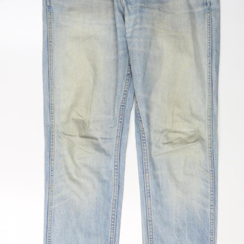 Jack & Jones Men's Light Blue Straight Jeans