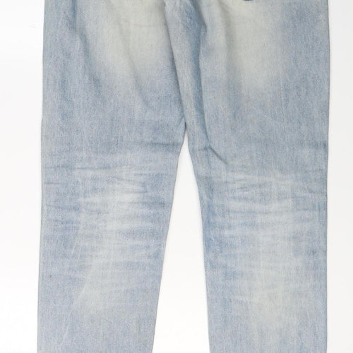 Jack & Jones Men's Light Blue Straight Jeans