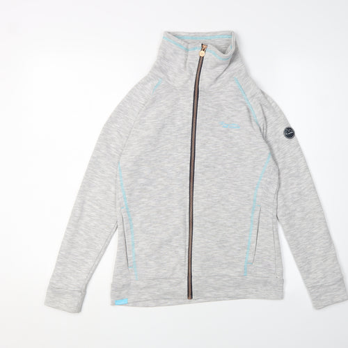 Regatta Teens Grey Basic Zip Jacket - Size M