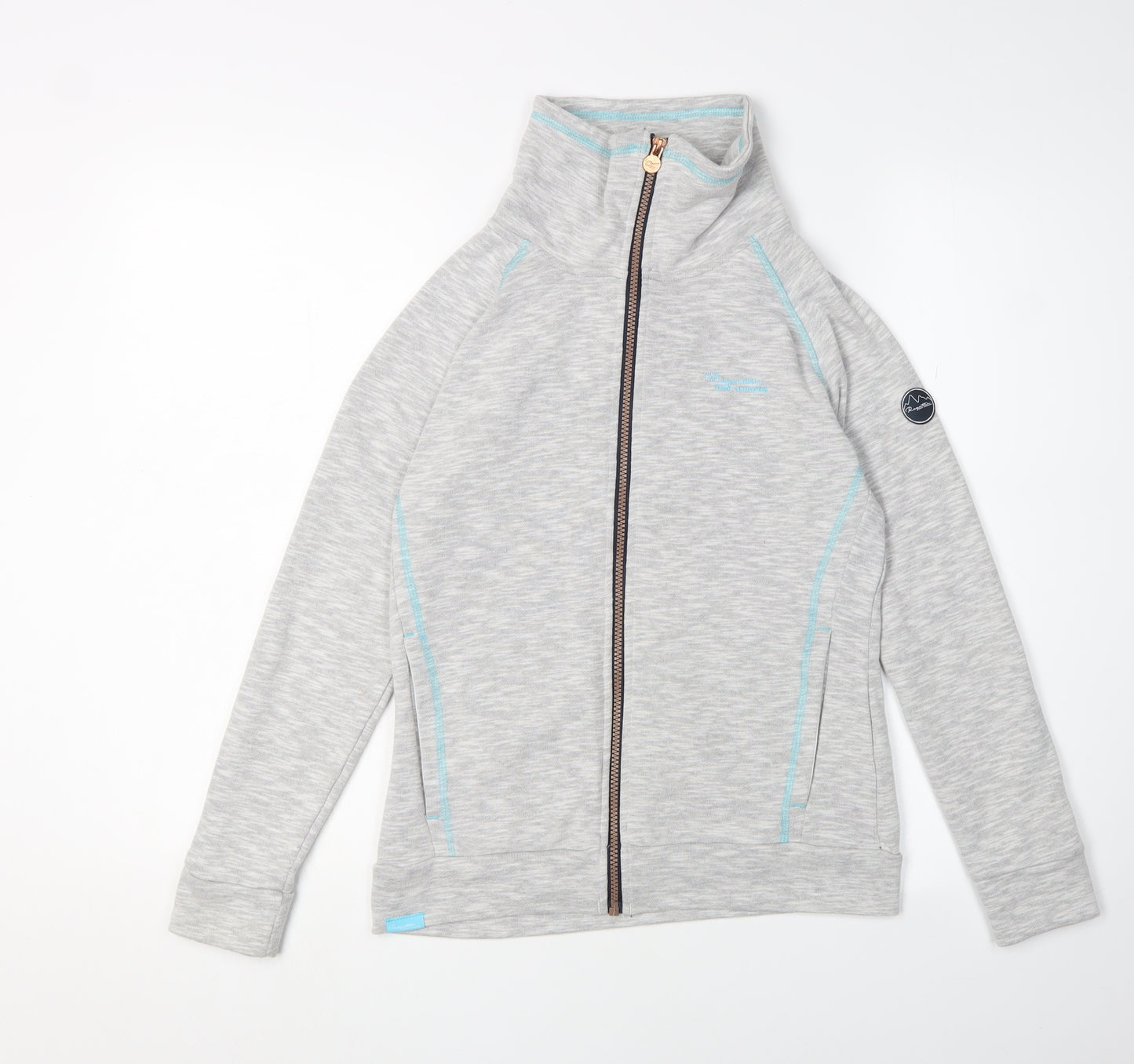 Regatta Teens Grey Basic Zip Jacket - Size M