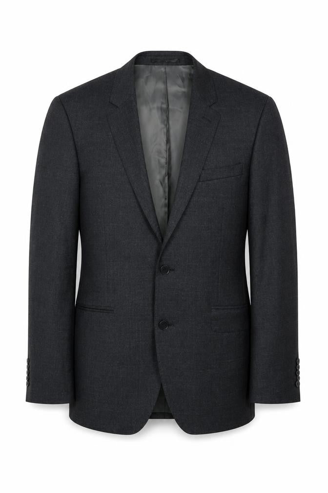 Front view of T.M. Lewin Men's Grey Blazer, size 38R, Suit Jacket